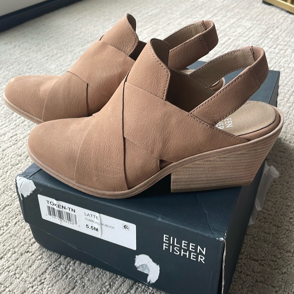 Eileen Fisher Token-tn shoes in LATTE